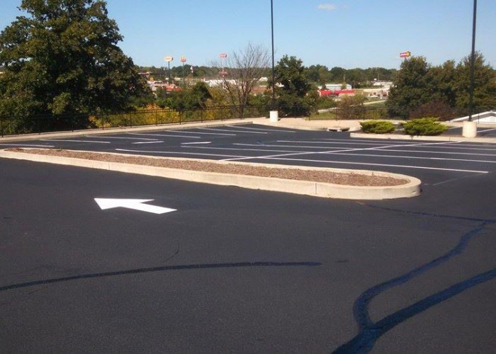 Sealing and Striping Lincoln County Medical Center